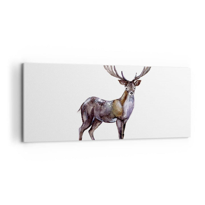 Wandbilder Dekoration Wohnzimmer Liebes Tier Wild Wald Panorama Bilder auf Leinwand 120x50cm Leinwan