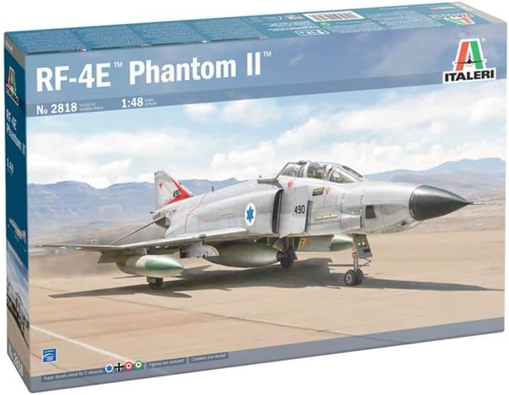 Italeri 2818 1:48 RF-4E Phantom II - Modellbau, Bausatz, Standmodellbau, Basteln, Hobby, Kleben, Pla