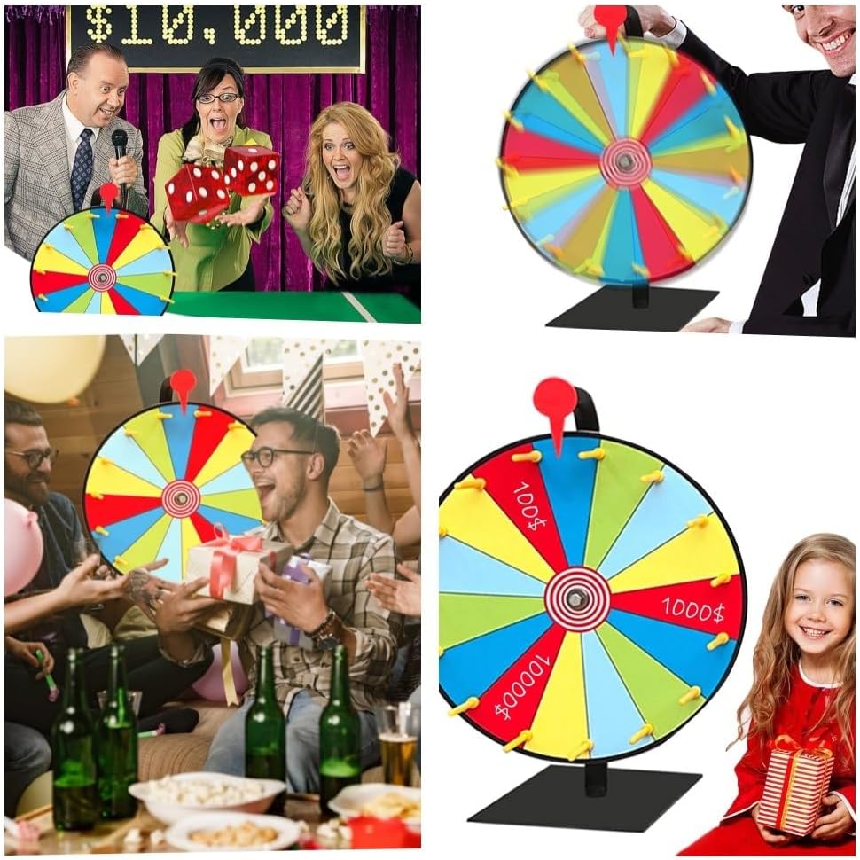 Lusacy Glücksrad, Glücksrad zum Drehen, Gluecksrad Gluecksrad, Glücksrad zum Selbstgestalten mit Mar