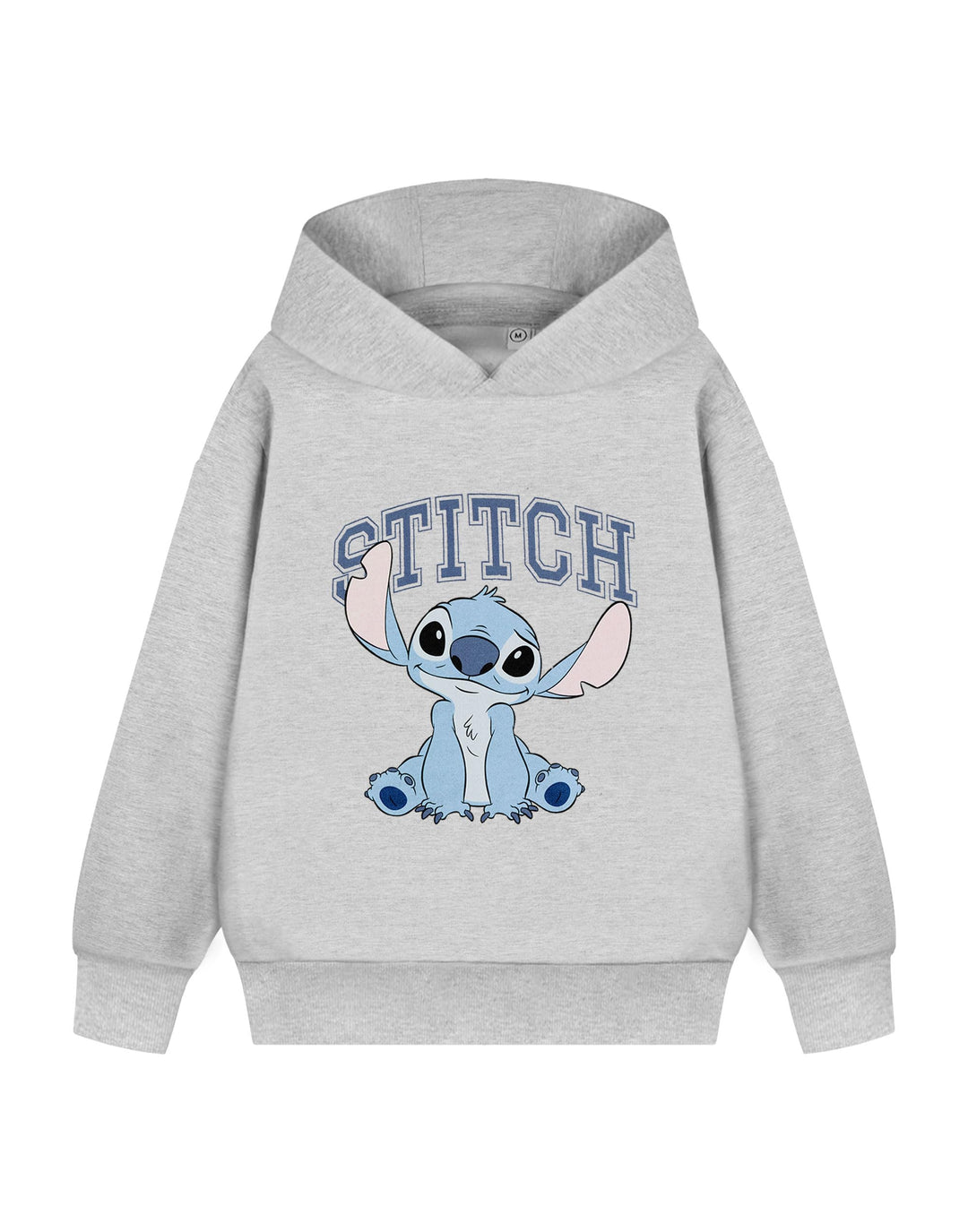Disney Lilo &amp; Stitch Mädchen Kapuzenpullover | Stitch College Kurzarm Grafische Hoodie in Grau | Col