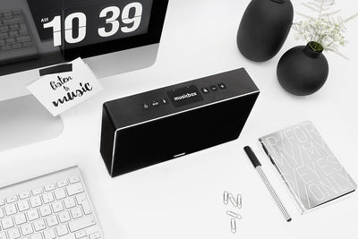 Kanton Music Box S Lautsprecher Nomade kabellos Bluetooth schwarz, schwarz