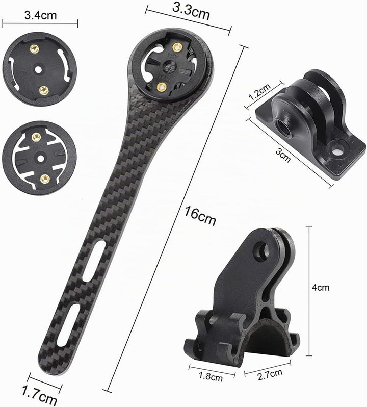 Fahrradcomputer GPS Lenkerhalterung, passend für Bryton Rider, Garmin Edge (200, 500, 510, 800, 810