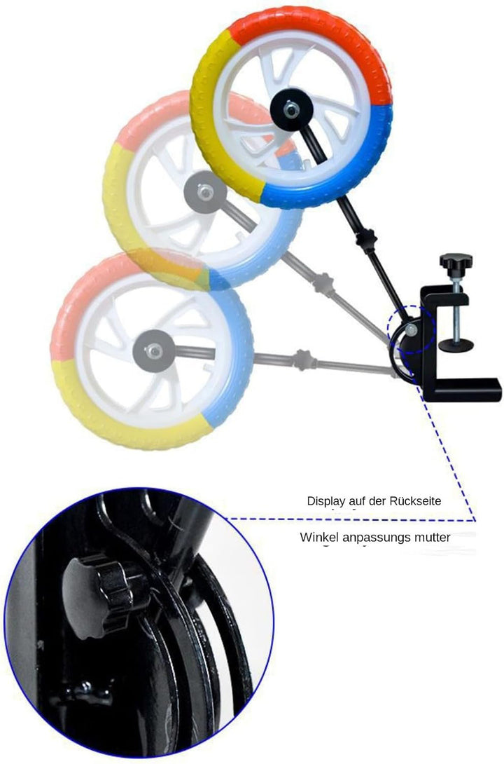 -Trainingsgerät – Tischtennis Hilfe Für Einhand Koordination | Bewegungsübung Mit Spin-Rad | -Loop S