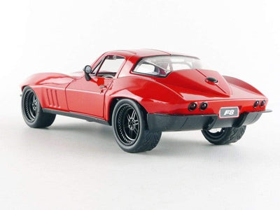 Chevrolet Corvette, rot, Fast & Furious 8 Lettys, 0, Modellauto, Fertigmodell, Jada 1:24