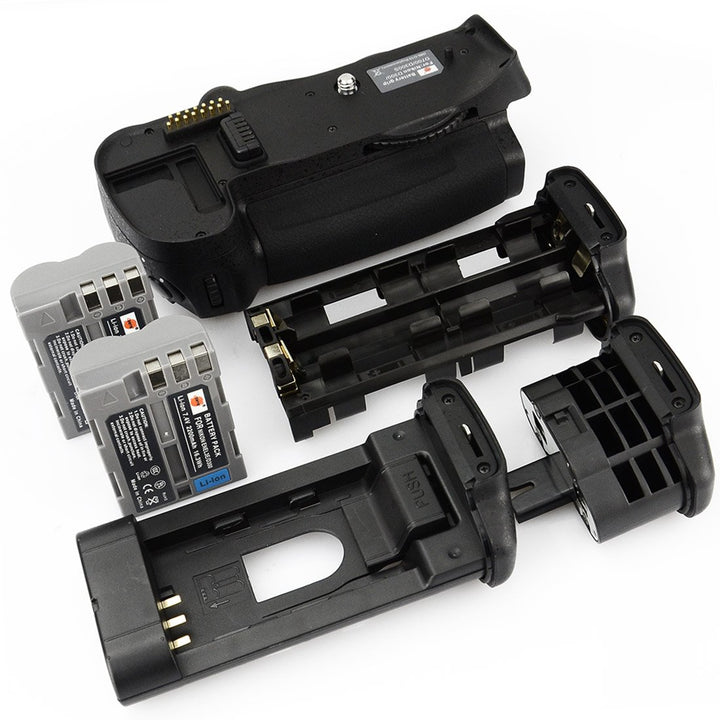 DSTE® Batterie Griff Kompatibel für Nikon D700 D300 D300S D900 DSLR Digital Kamera als MB-D10 mit (2