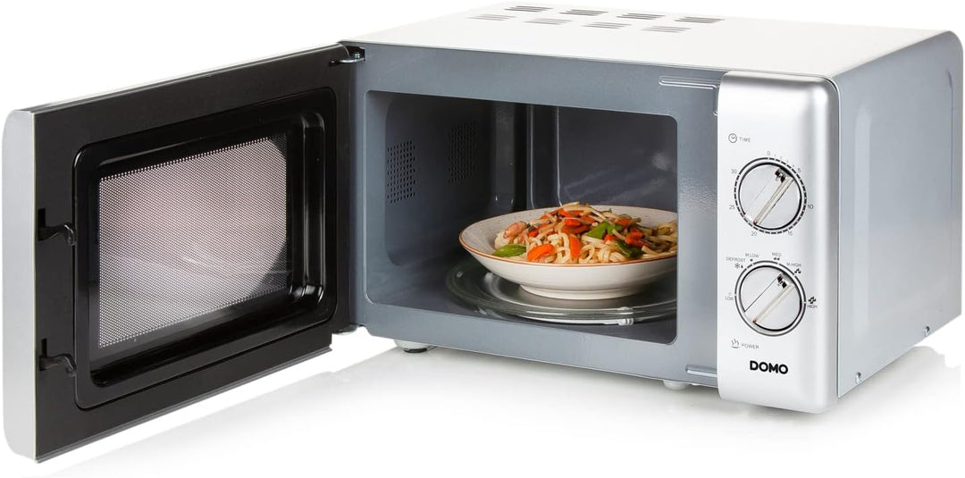 DOMO DO3020 Solo-Mikrowelle - 20 L - 700 W silber