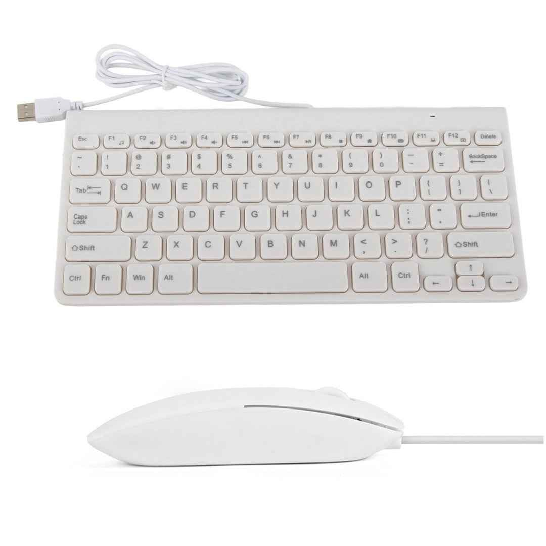 Tastatur- und Maus-Set, Tastatur und Maus, kabelgebunden, kompakte Grösse, leicht, ultradünn, USB-Ta