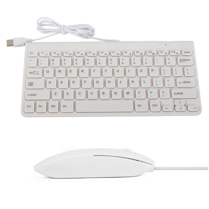 Tastatur- und Maus-Set, Tastatur und Maus, kabelgebunden, kompakte Grösse, leicht, ultradünn, USB-Ta