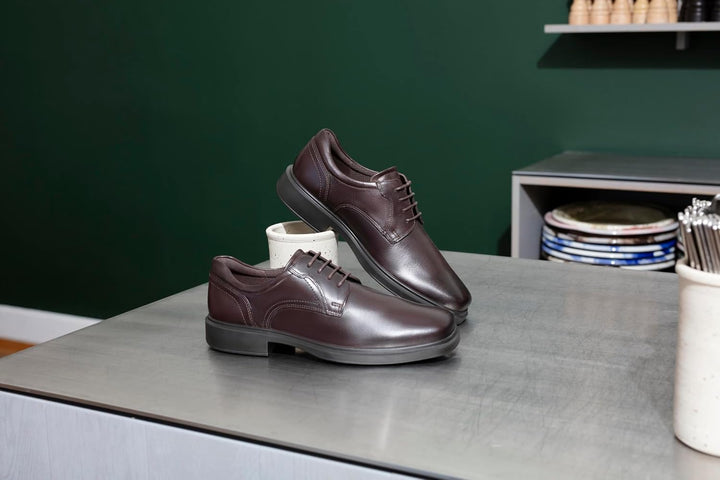 ECCO Herren Helsinki 2.0 Plain Toe Tie Shoe 39.5/40 EU Mocha, 39.5/40 EU Mocha