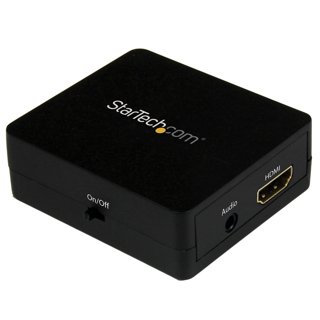 StarTech.com HDMI Audio Extractor - HDMI auf 3,5mm Audio Konverter - 2.1 Stereo Audio - 1080p, HDMI
