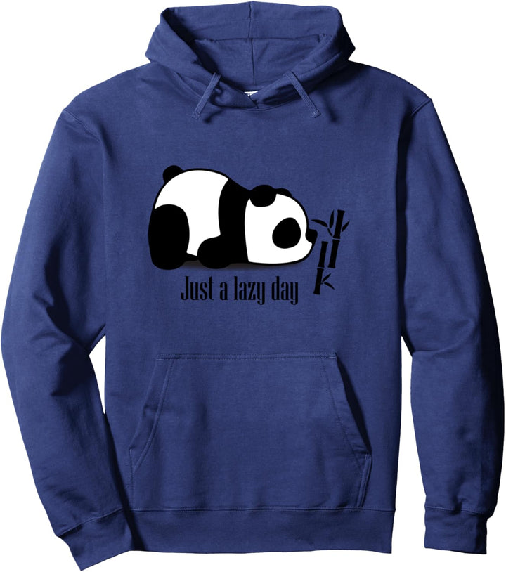Just a lazy day Fauler Panda Geschenk Kawaii Mann Frau Kind Pullover Hoodie