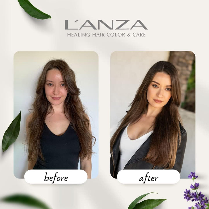 L'ANZA Conditioner mit pflegender Kukuinuss, Pflegespülung für perfektes, seidiges Haar, geeignet fü