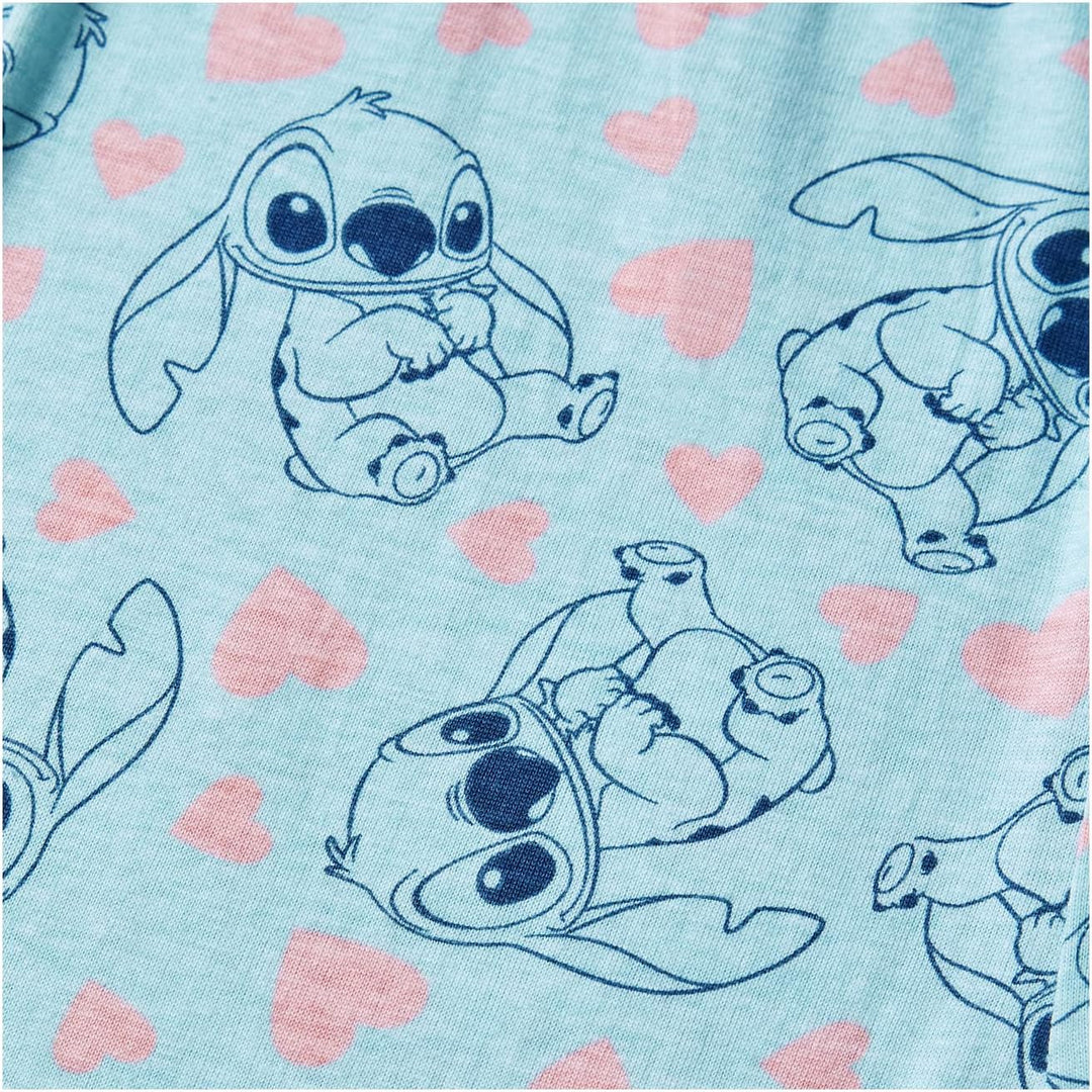 Disney Lilo and Stitch Mädchen-Schlafanzug, Alter 5 bis 15 Jahre 9-10 Jahre Rose, 9-10 Jahre Rose