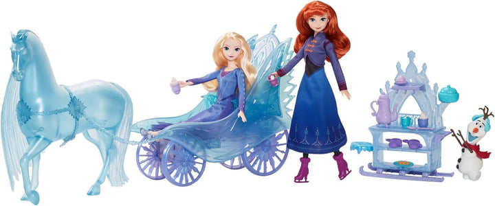 Mattel JBG56 Puppen, ELSA und Nokk Abenteuer-Kutsche, Einheitsgrösse, Elsa und Nokk Abenteuer-kutsch