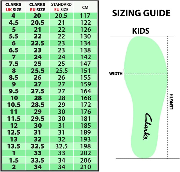 Clarks Jungen Aeon Pace KSneaker 24 EU Weiss, 24 EU Weiss