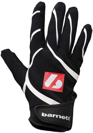 BARNETT FRG-03 Schwarz professionell Receiver Fussball Handschuhe, RE, DB, RB XL, XL