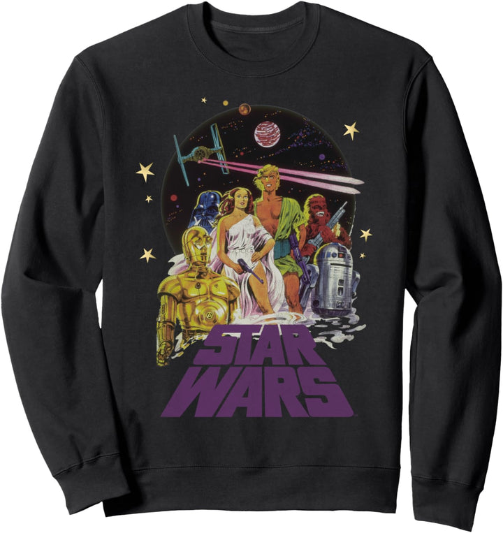 Star Wars Group Shot Battle Logo Sweatshirt