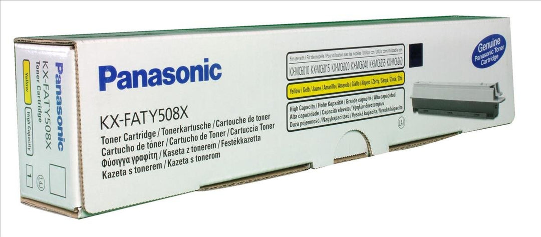 Panasonic KX-FATY508 KX-MC6020 Tonerkartusche 4.000 Seiten, gelb, Gelb