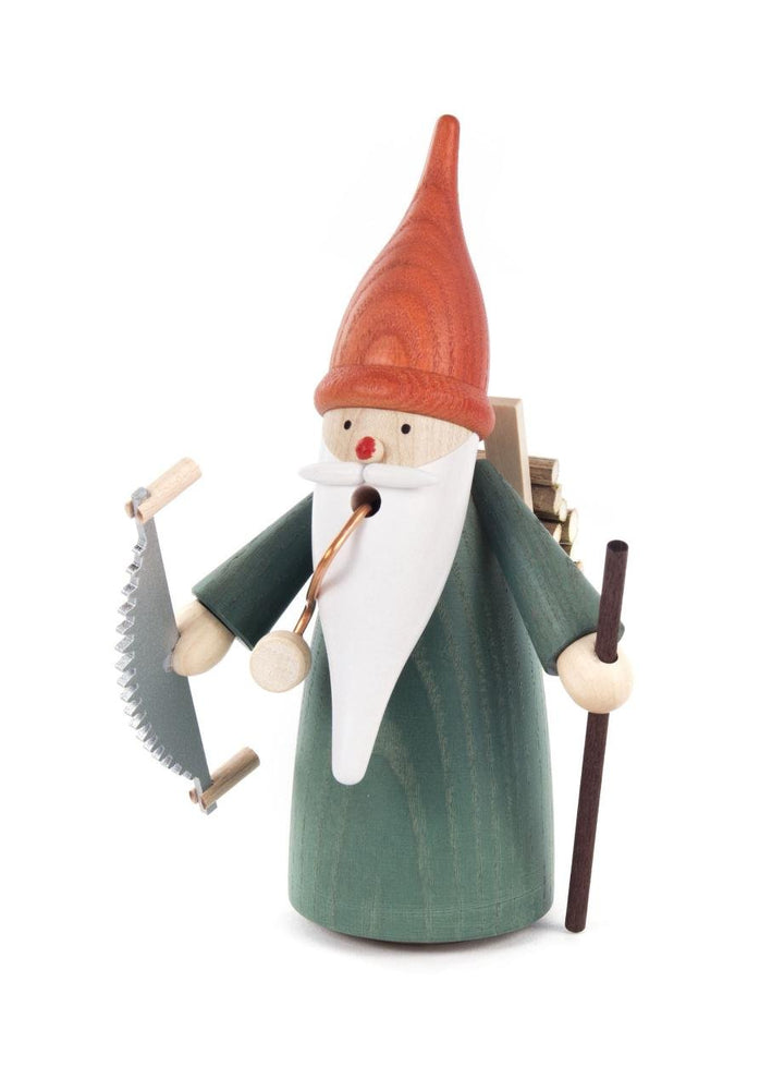 Seiffener Volkskunst | Räuchermännchen Erzgebirge Wichtel | 16 cm | erzgebirgische Holzkunst Weihnac