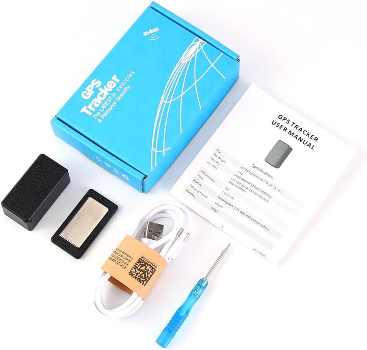 TKMARS Mini Auto 4G GPS Tracker Ohne ABO, Echtzeit Ortung per APP &amp; SMS, Magnetisch, Hohe GPS-Genaui