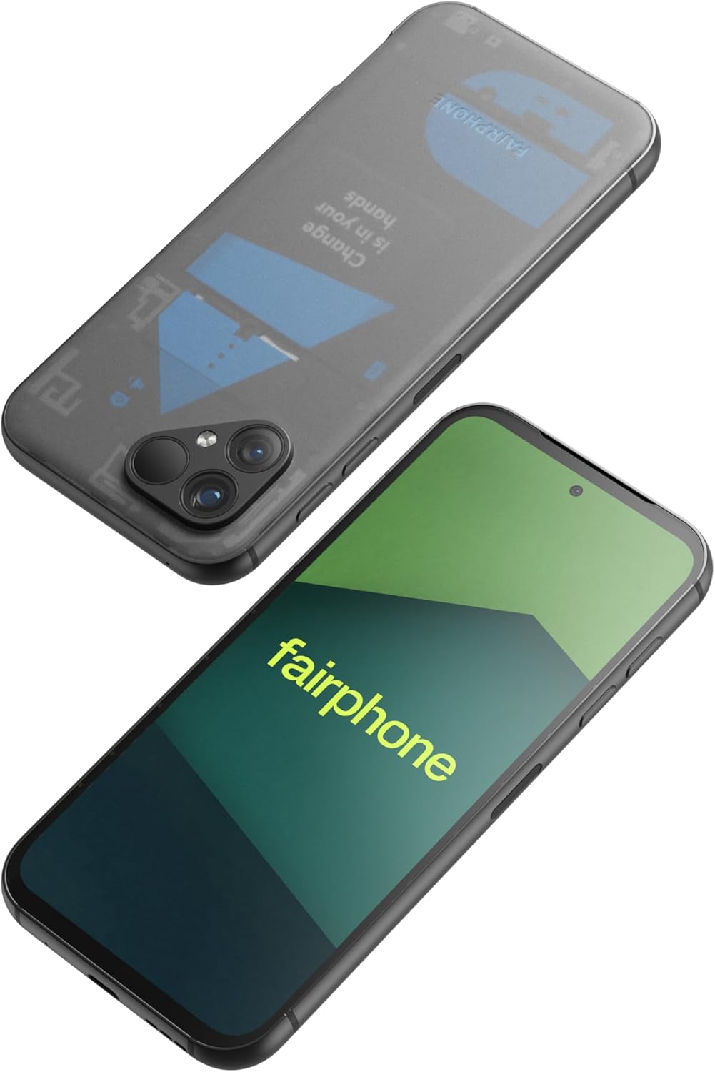 Fairphone 5 5G 256GB + 8GB RAM Dual SIM (Nano-SIM + eSIM) Android 13 Unlocked Smartphone (Transparen