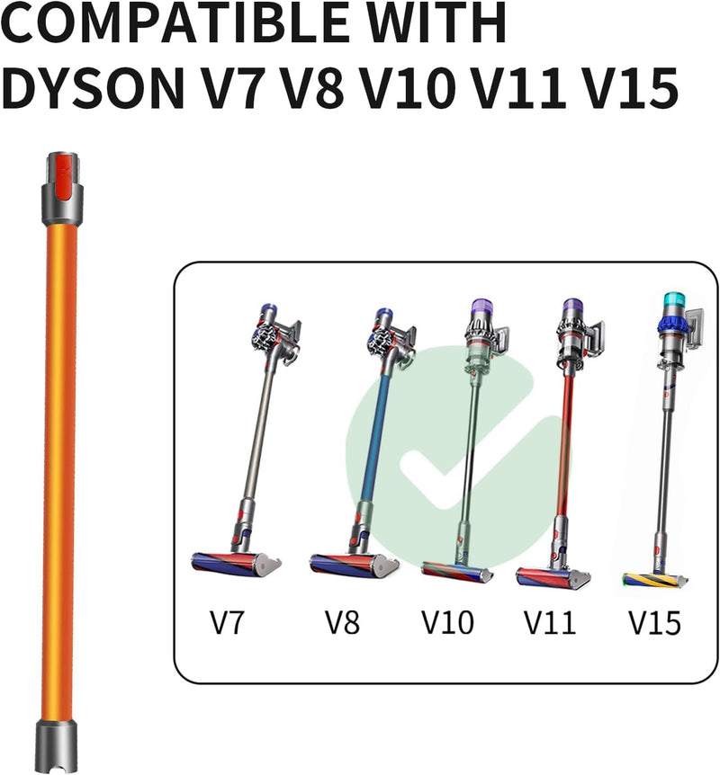 Nekuma Verlängerungsrohr Teleskoprohr kompatibel mit Dyson V7, V8, V10, V11, V15 Stielstaubsauger -