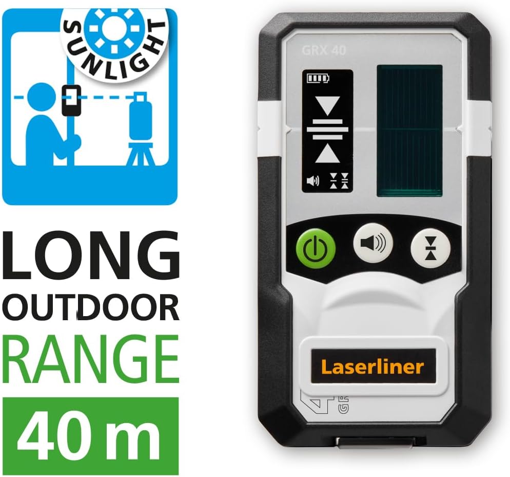 Laserliner Linienlaser 360°, SmartLine-Laser G360 mit 150 cm Stativ, grüner Kreuzlinien-Laser für In