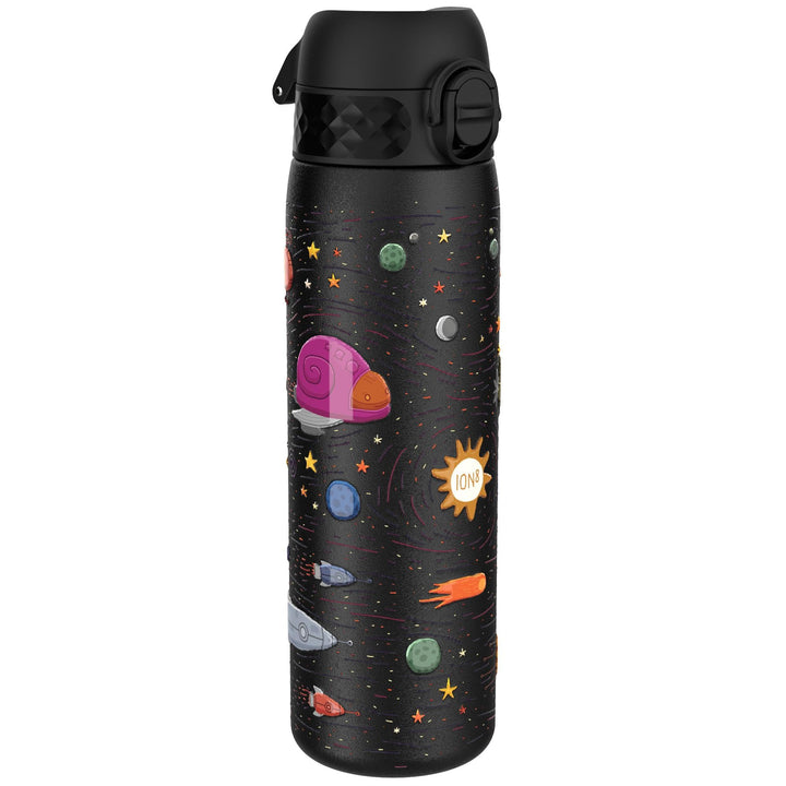ion8 Vakuumisolierte Edelstahl-Trinkflasche, 500 ml, Auslaufsicher, Einhandöffnung, Sichere Verriege