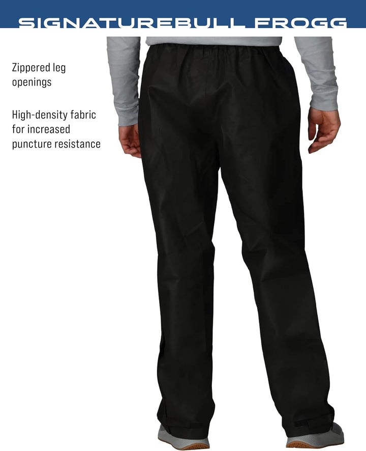 frogg toggs Herren Regenbekleidung Bull Frogg Waterproof Rain Pant M Schwarz, M Schwarz