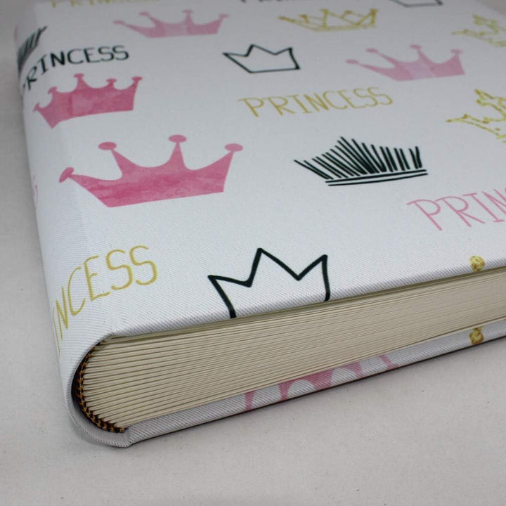 Fotoalbum Princess - Kinderalbum für Kinder geeignet - mit süssen Kronen für Prinzessinen