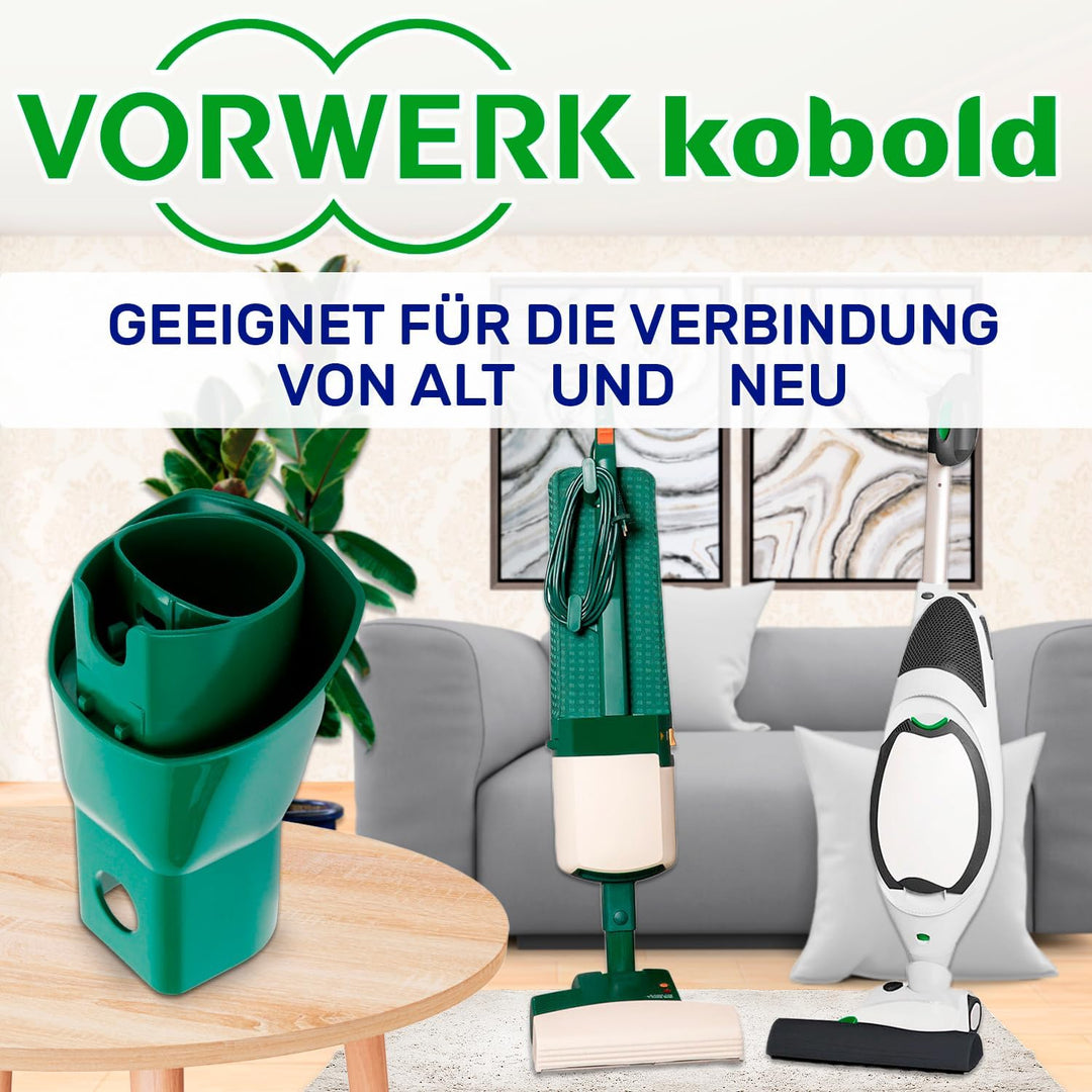 MONTERAL Nicht Elektrifiziert Staubsauger Adapter für Vorwerk Kobold zum Anschluss der Alten Modelle