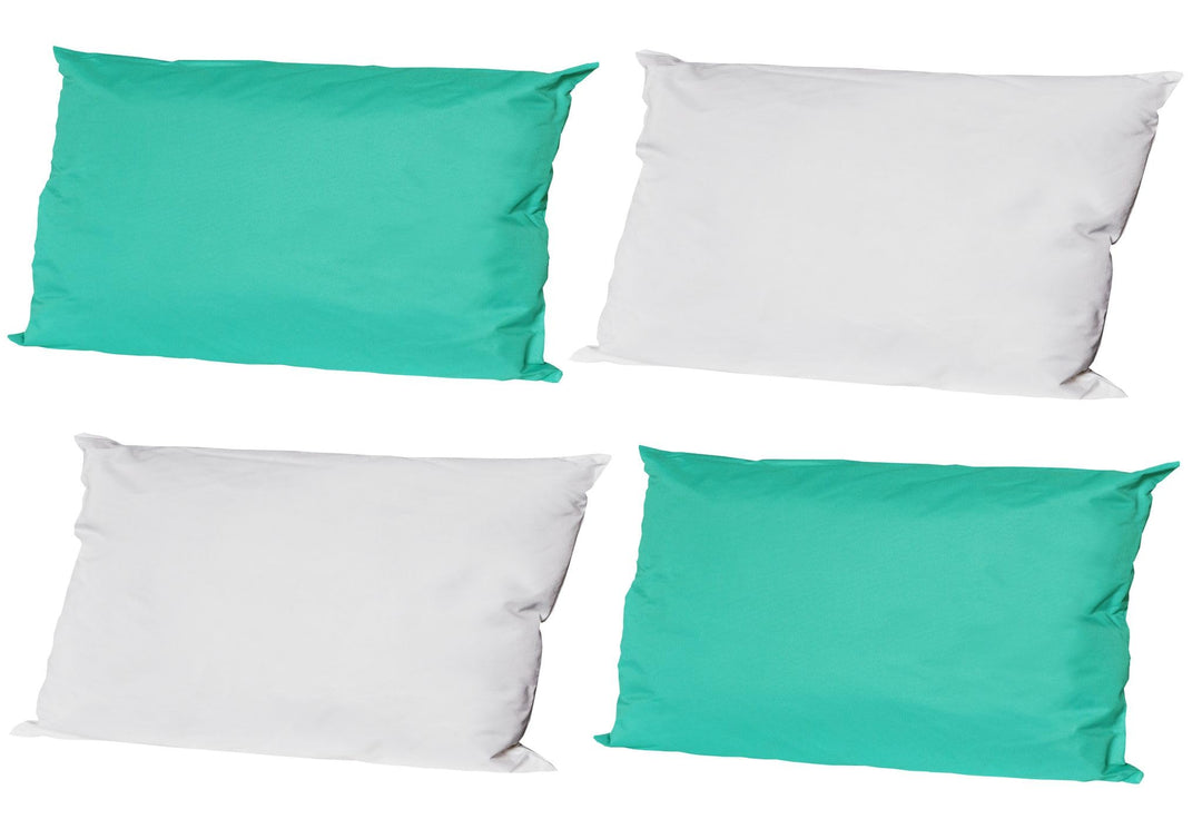 JACK 4X Outdoor Lounge Kissen 30x50cm viele Farben Dekokissen inkl. Füllung Wasserfest Sitzkissen Ga