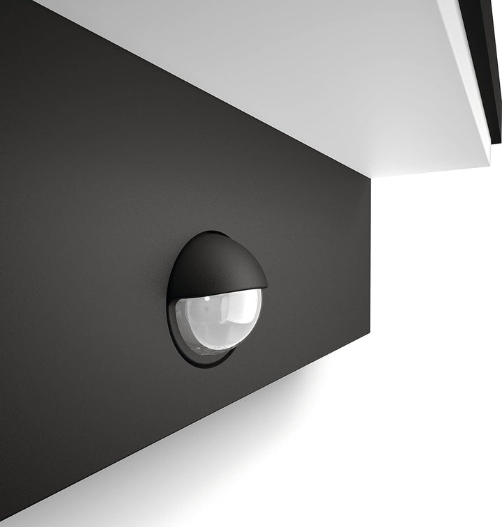 Philips myGarden Bustan LED Wandaussenleuchte, 9W, Anthrazit Anthrazit 4000 Kelvin Wandleuchte mit B