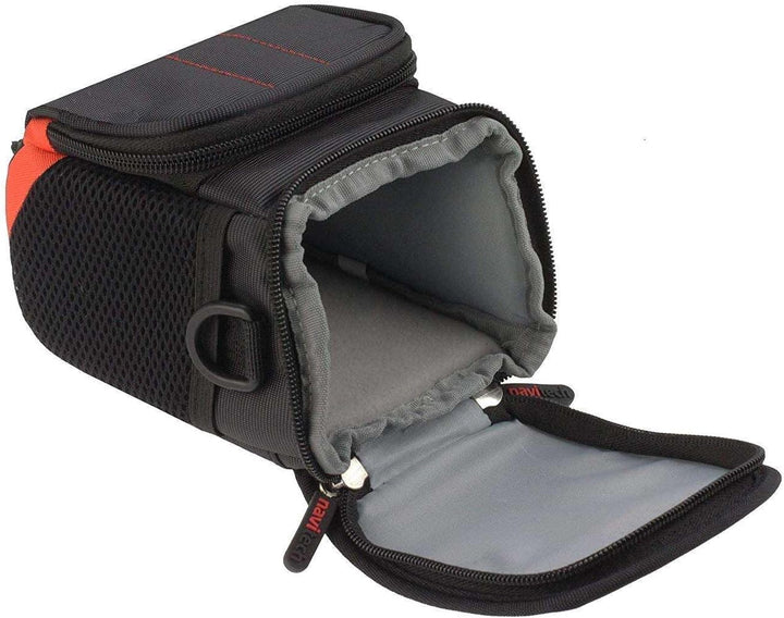 Navitech Schwarz Kamera Umhängetasche - Kompatibel mit dem Oiadek 4K 48MP Autofocus Vlogging Camera
