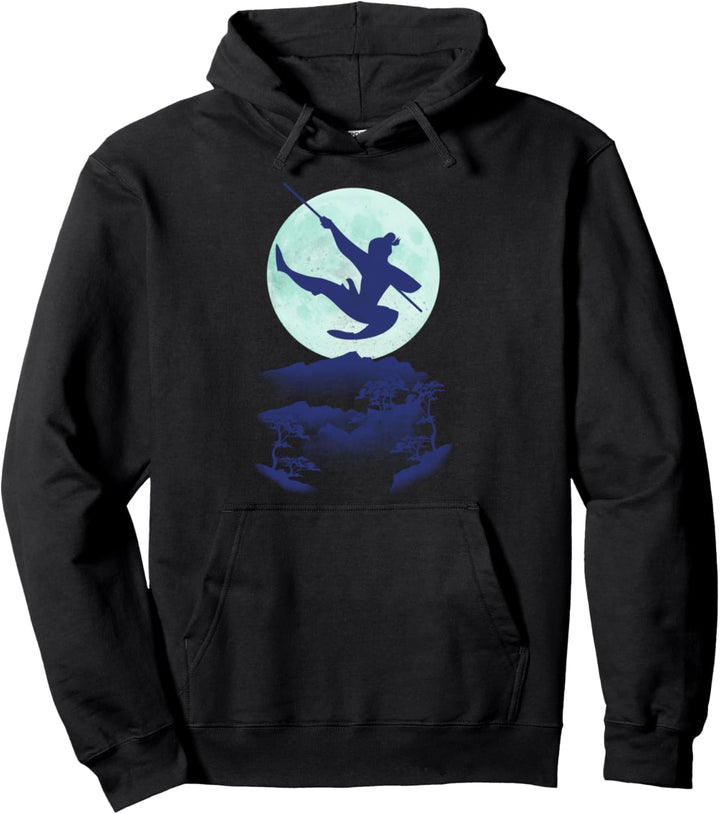 Disney Mulan Moonlit Jumping Silhouette Pullover Hoodie