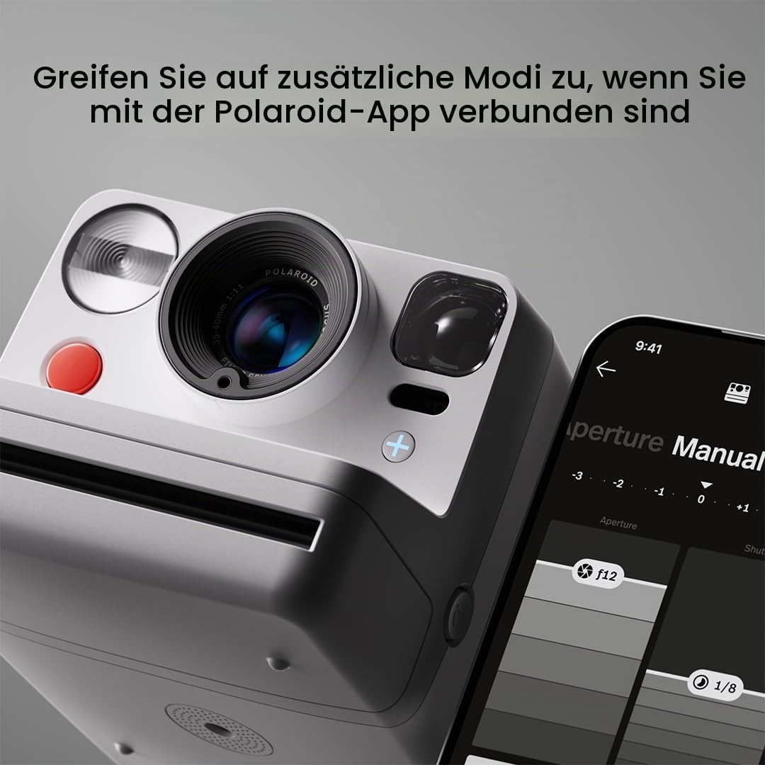 Appareil Photo instantané Polaroid Now+ Génération 3 Corail Kamera Koralle, Kamera Koralle