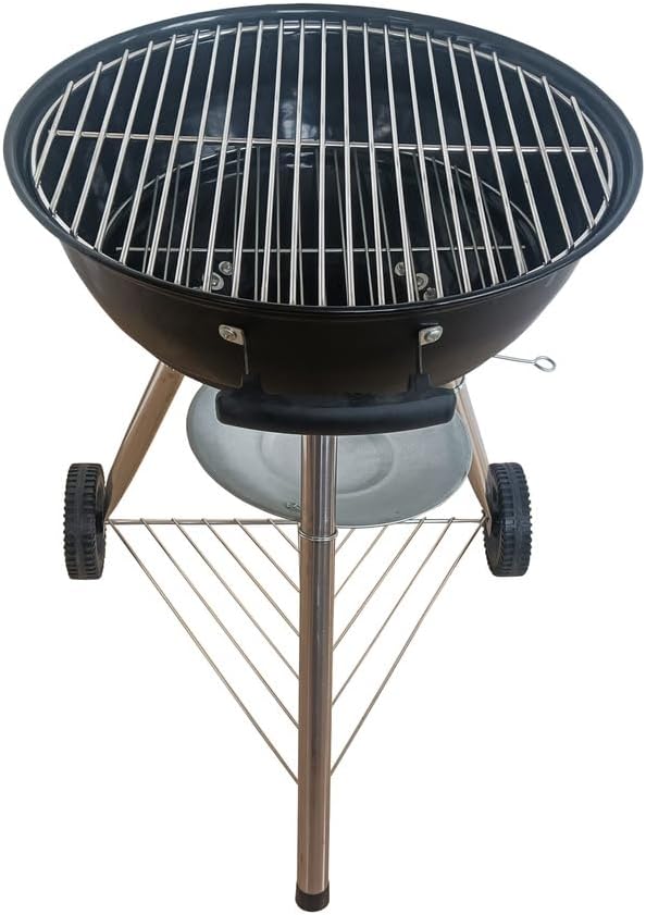 Edelstahl Grillrost rund 45 cm für 47 cm Kugelgrills - Kompatibel mit Weber Original Kettle 47 cm, W