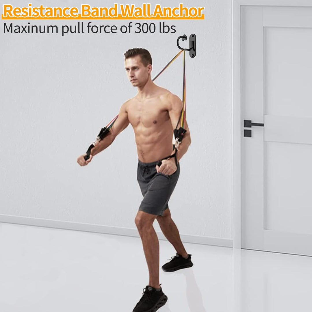 Fitness-Tau-Halterung 3 Stück, Wand & Decken Anker Workout Wandhalterung, Widerstandsband-Wandanker,