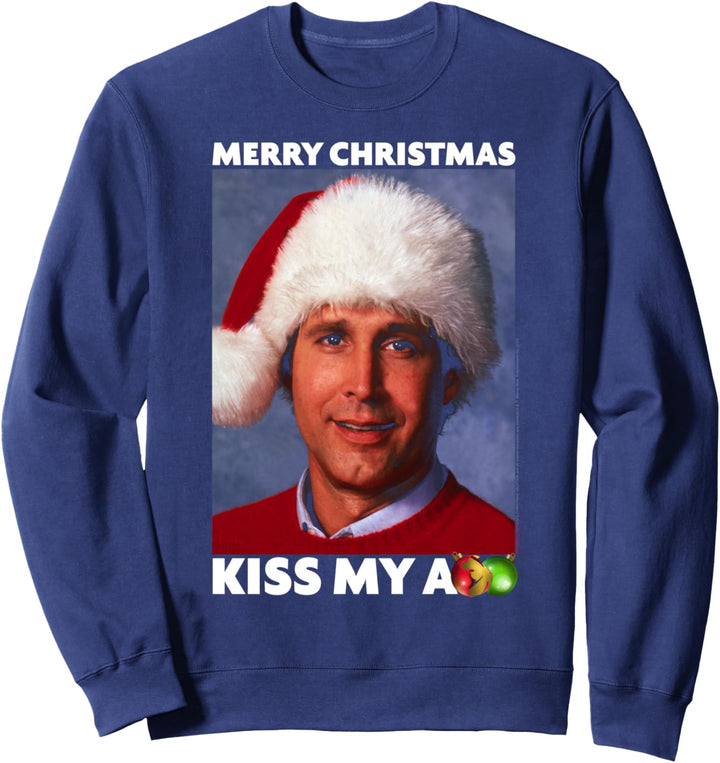 National Lampoon's Christmas Vacation Merry Kiss Weihnachten Sweatshirt