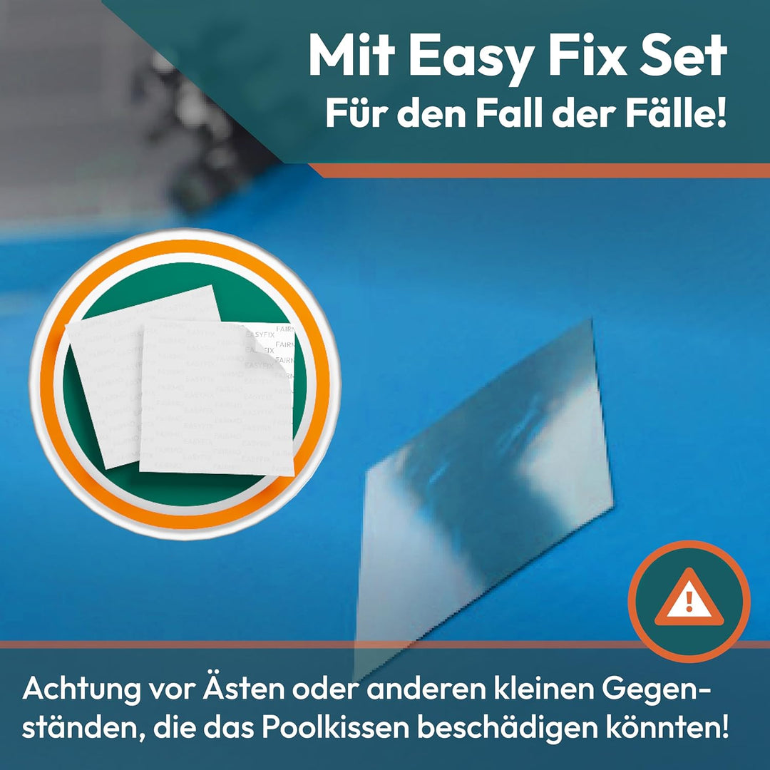 FAIRMO Das ultimative Poolkissen Winter XXL (rund) Luftkissen (4 Meter Durchmesser) für winterfeste
