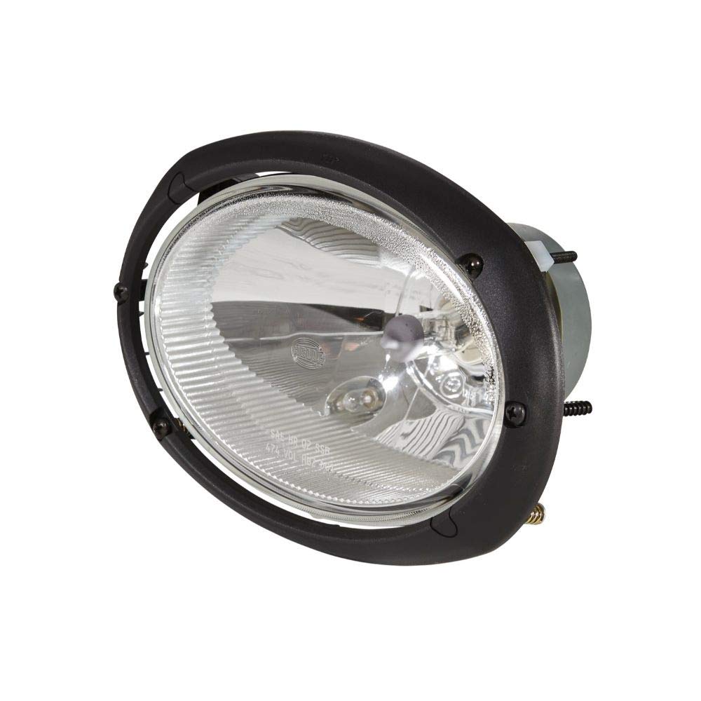 HELLA - Halogen-Hauptscheinwerfer - Oval 120 - 12V - oval - Referenzzahl: 12.5 - Einbau - glasklare