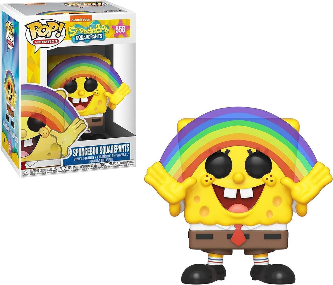 Funko Pop! Vinyl: Animation Spongebob Squarepants : Spongebob - (Rainbow) - Vinyl-Sammelfigur - Gesc