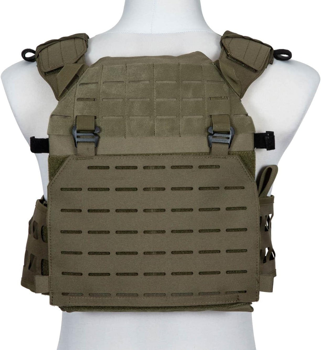 Gunfire Tactical Advanced Laser-Cut Tactical Vest Universelle Grösse Olive, Universelle Grösse Olive