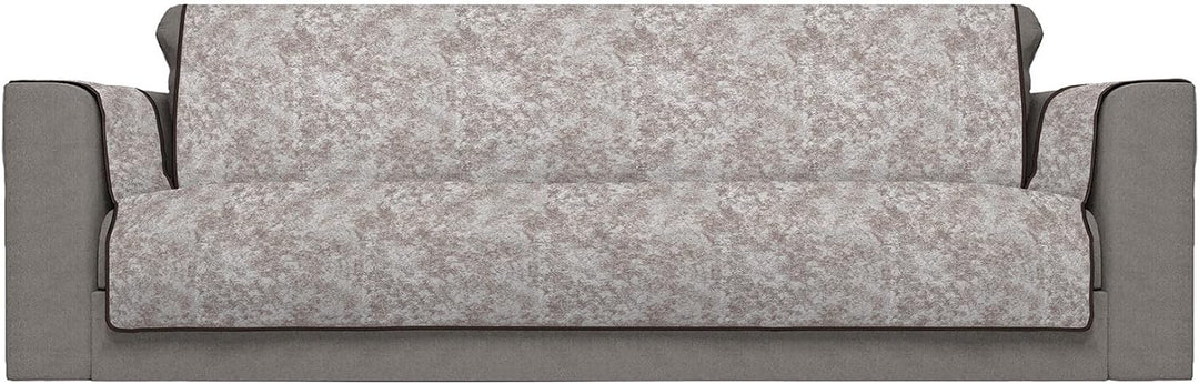 Italian Bed Linen “Glamour” rutschfest Sofa Abdeckung, Braun, 4 Plätze 4 Plätze Braun, 4 Plätze Brau