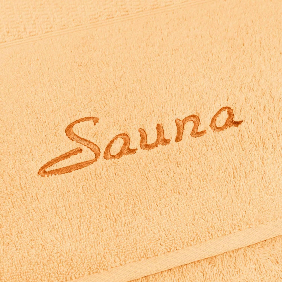 frottana Pearl Saunatuch 80 x 200 cm aus 100% Baumwolle, maize 80 x 200 cm Maize, 80 x 200 cm Maize