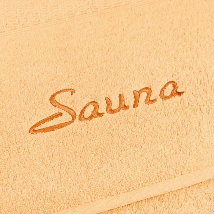 frottana Pearl Saunatuch 80 x 200 cm aus 100% Baumwolle, maize 80 x 200 cm Maize, 80 x 200 cm Maize