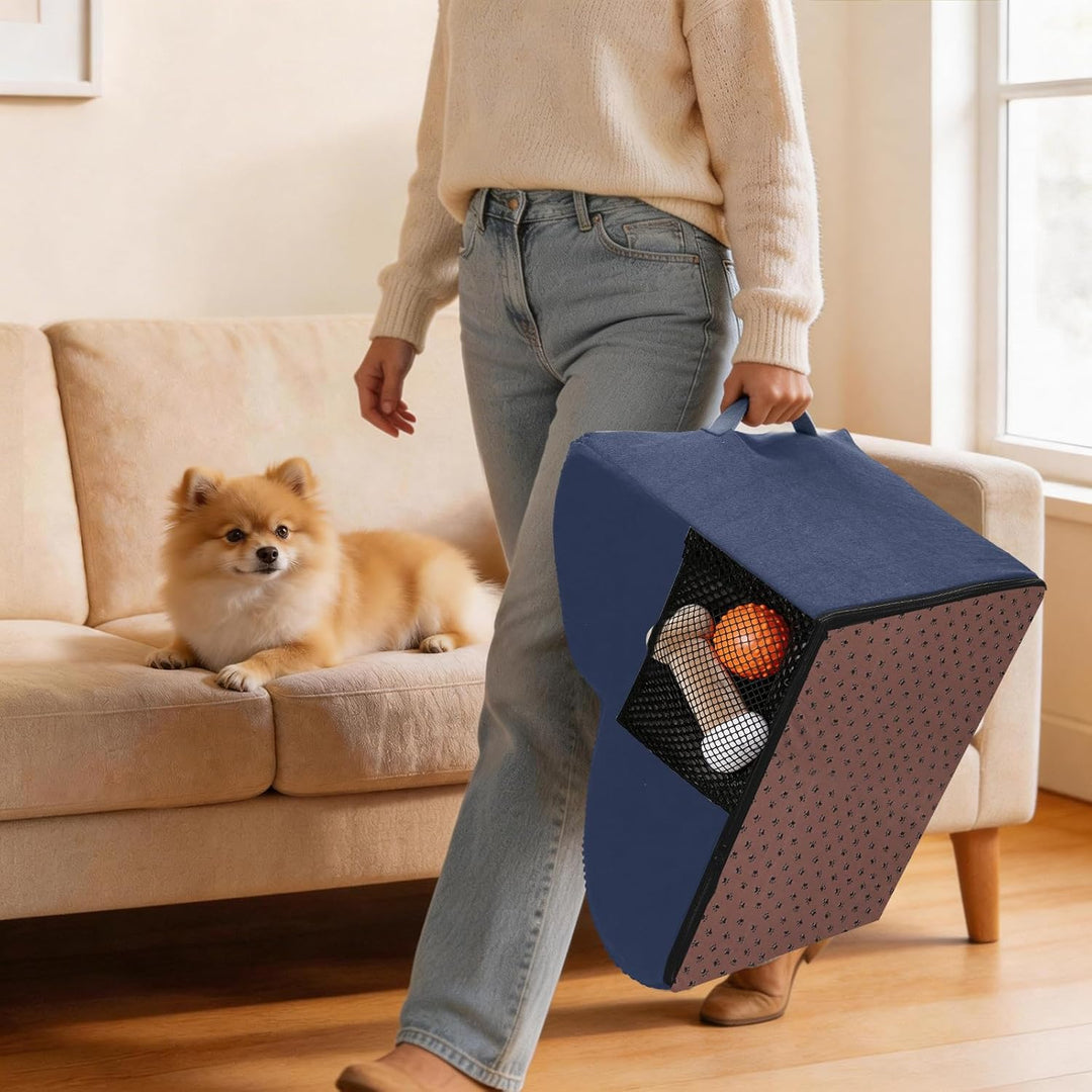 HEVOL Hundetreppe 2 Stufen,40cm Hogh Haustiertreppe Katzentreppe aus Schwamm für Hunde&amp;Katzen,Tragba