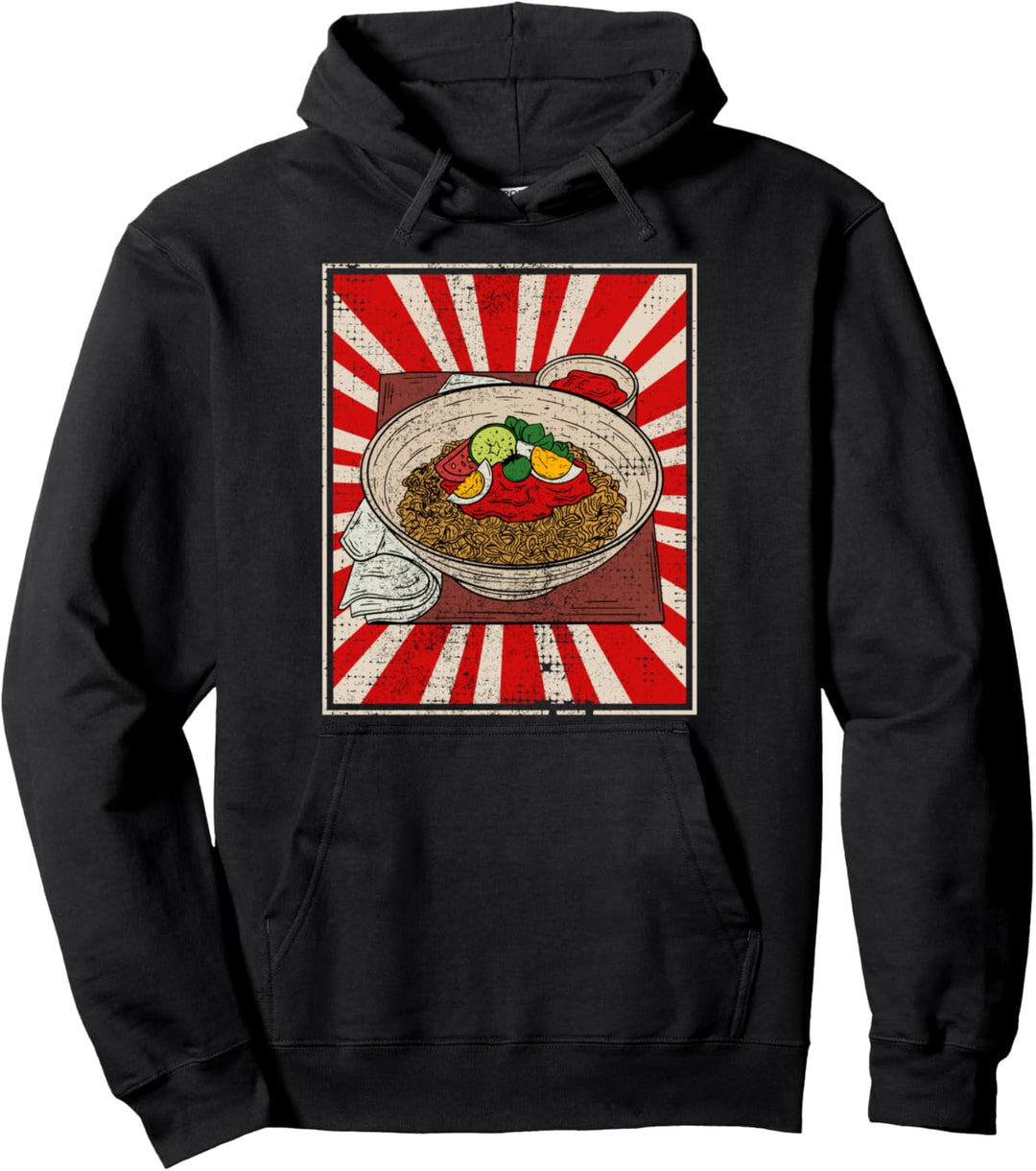 Retro Ramen Pullover Hoodie