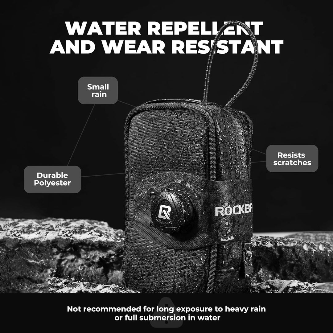 ROCKBROS Fahrrad Satteltaschen Fahrradsatteltasche mit Drehverschluss System, Wasserabweisend und Re