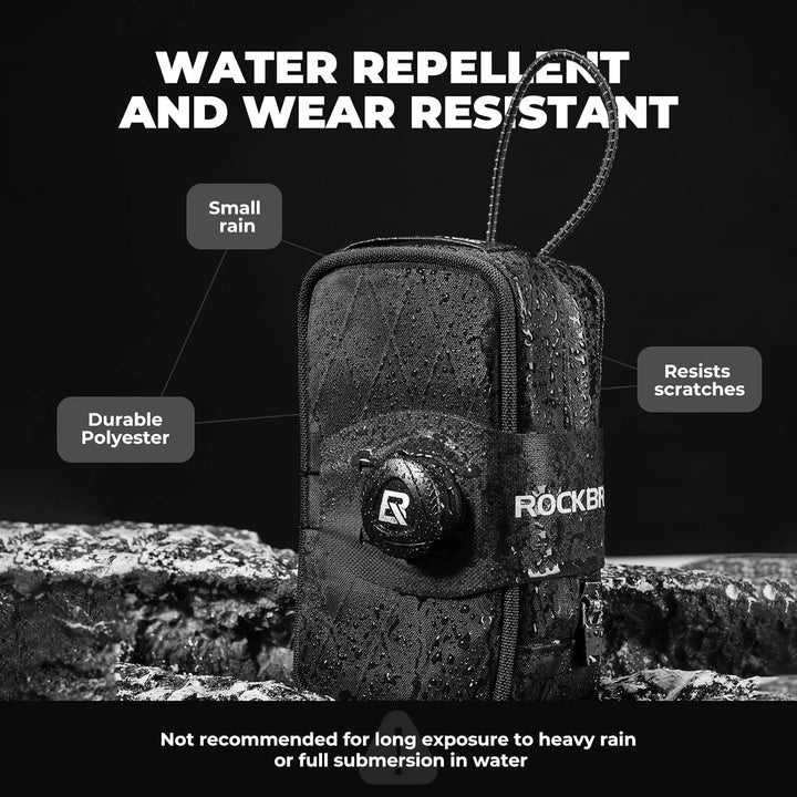 ROCKBROS Fahrrad Satteltaschen Fahrradsatteltasche mit Drehverschluss System, Wasserabweisend und Re